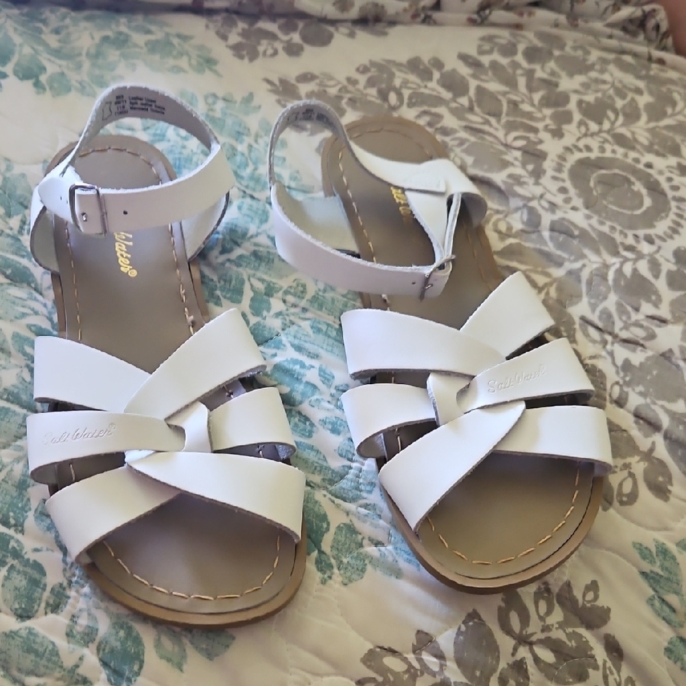 Sam Edelman Salt Water White Sandals